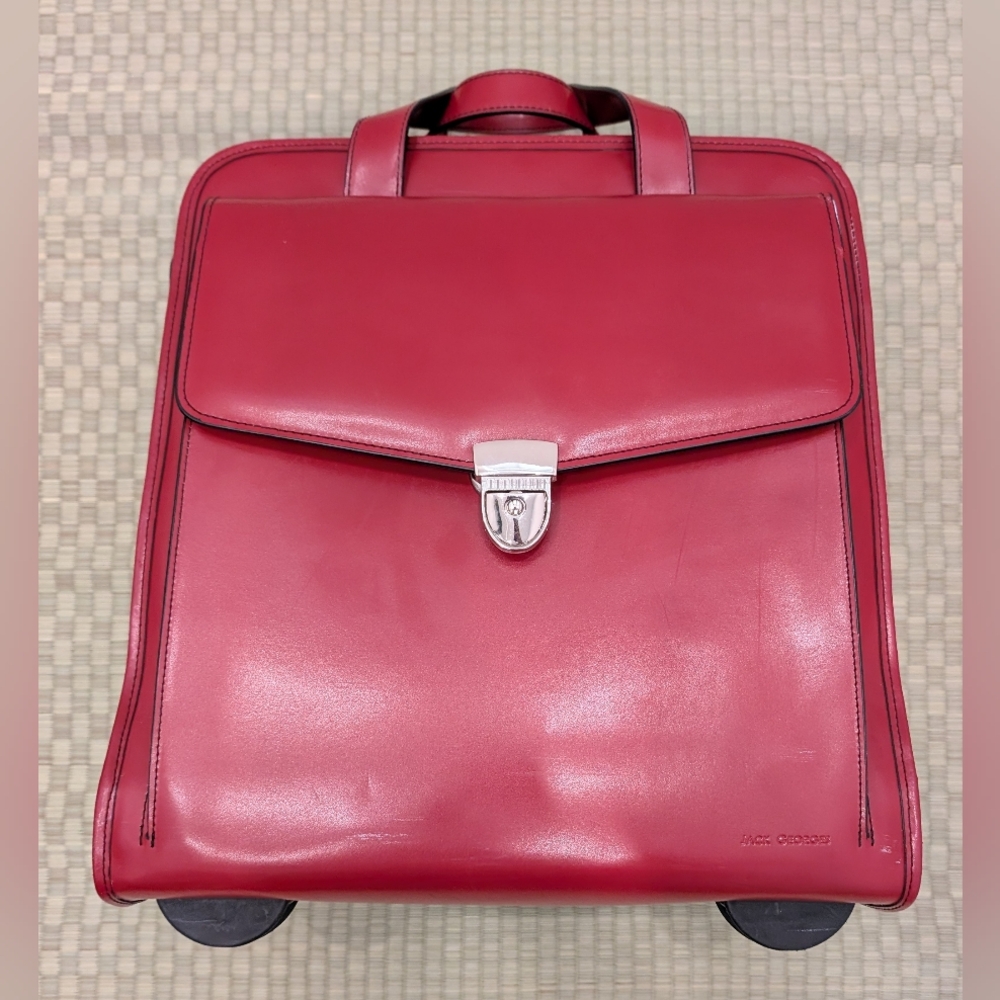 Jack Georges Milano Collection Vertical Laptop Compatible Wheeler Roller Luggage